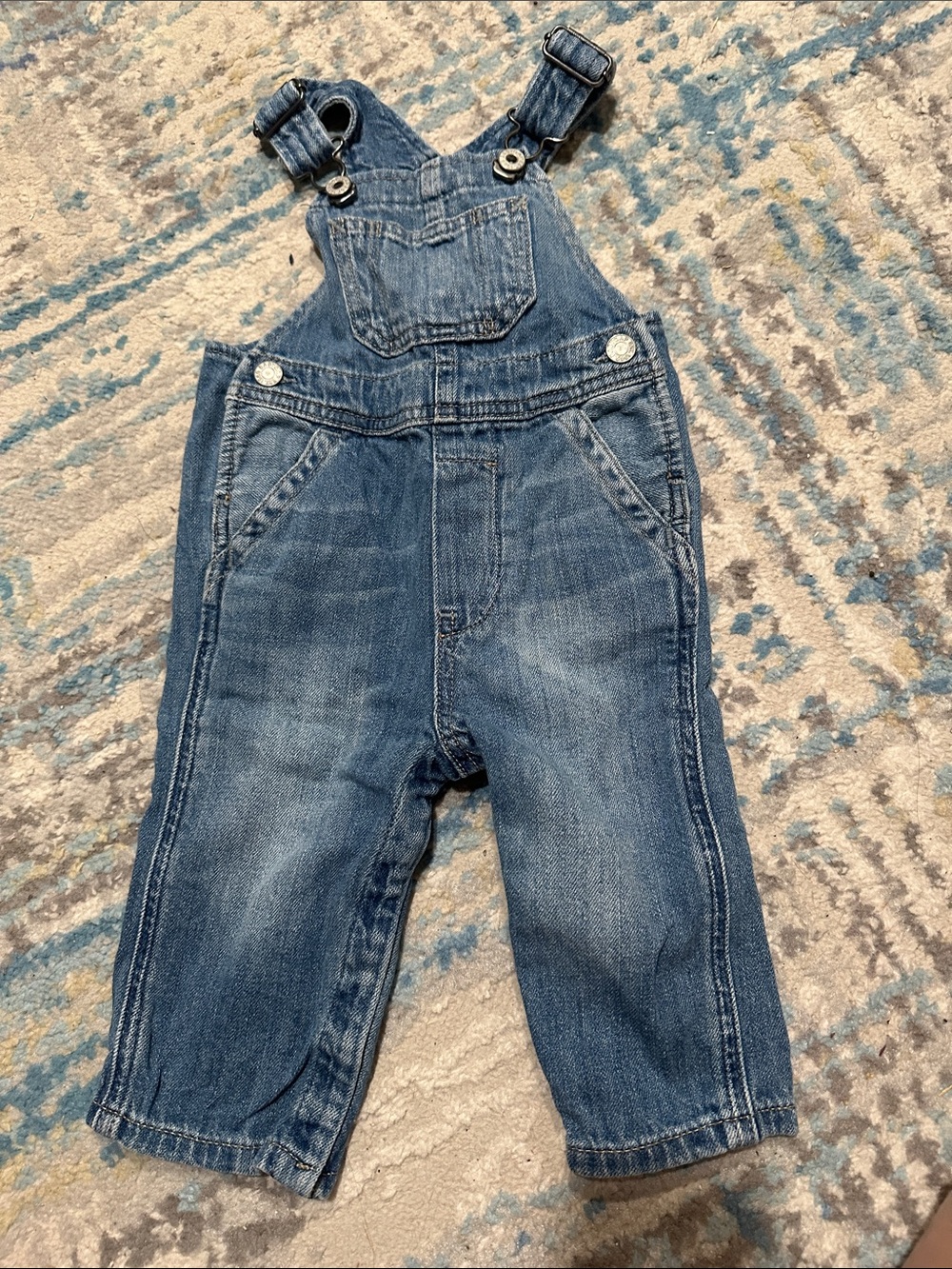 GAP Blue Denim Kids Overalls with Front Pocket